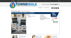 Desktop Screenshot of ourtownsdeals.com